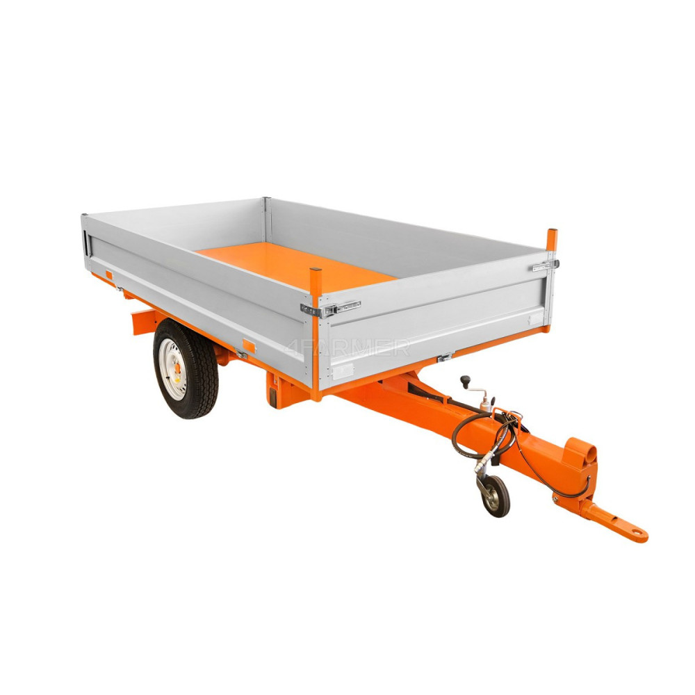Vlečka s osvetlením premium ALU 2000 kg + sklápanie Vlečka s osvetlením premium ALU 2000 kg + sklápanie