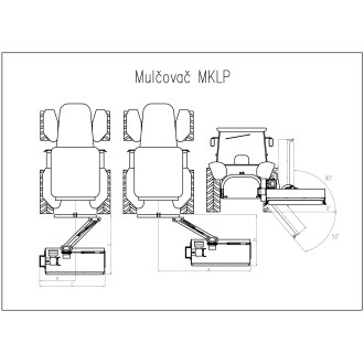 Road Offset-inline Mulcher RSC 125